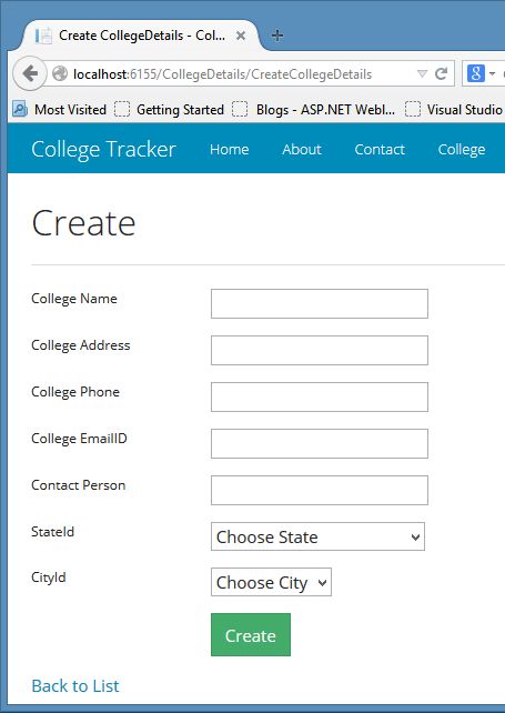 Cascading Dropdown List